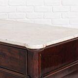 Commode en noyer du XIXe siècle