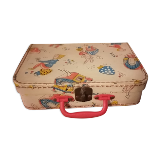 Valise couture enfant 1960