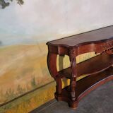 Large mahogany dining console