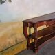 Large mahogany dining console