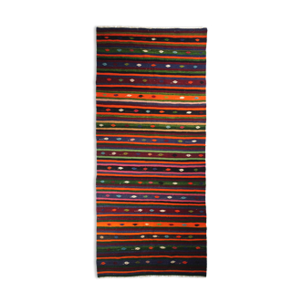 Tapis kilim anatolien fait à la main 356 cm x 161 cm