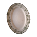 Plat Labrador faïence Creil Montereau Service Bruxelles