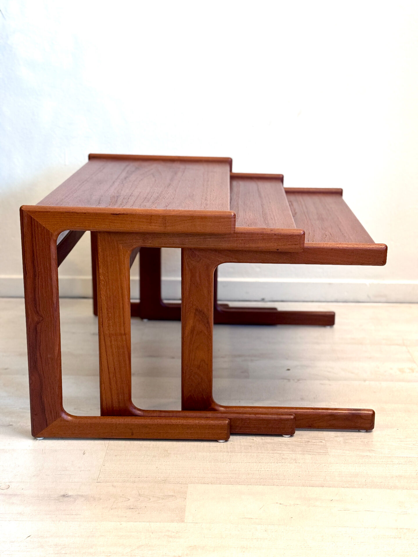 Vintage Danish nesting tables teak