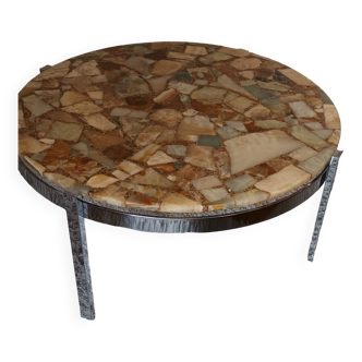Coffee table 70s in marble