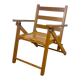 Foldable wooden armchair for child 60s