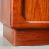 Dyrlund Denmark 1950s drum teak credence