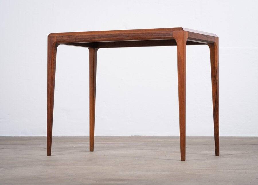 Rosewood Side Table by Johannes Andersen for Silkeborg Møbelfabrik, Denmark, 1960s
