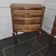 Pair of Louis XV style oak bedside tables