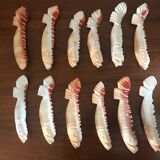 Series of 12 shell knife holders