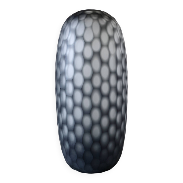 Vase Design en verre Multicouche 38 cm TBE