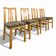 Set of 4 Italian design chairs