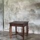 Coffee table, small vintage Indonesian modernist table in teak.