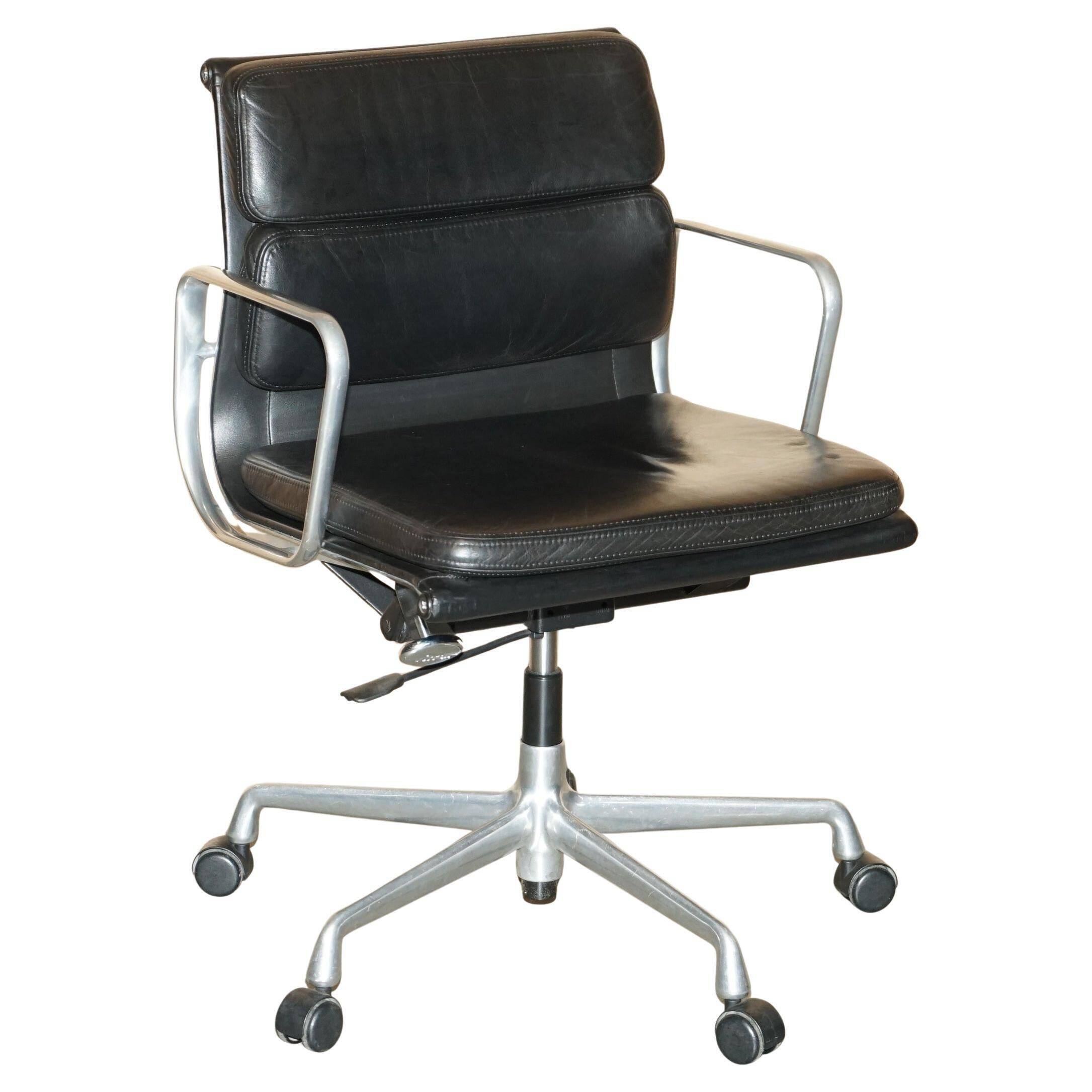 VITRA EAMES EA 217 / 219 swivel office chair leather