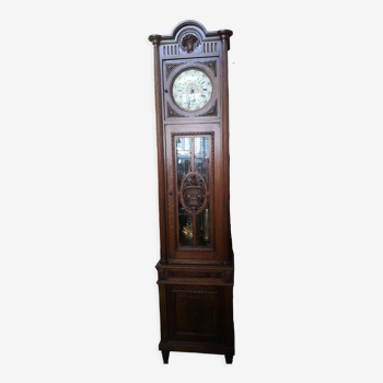 Ancient wooden clock Black Forest style