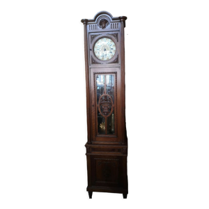 Horloge ancienne bois style forêt