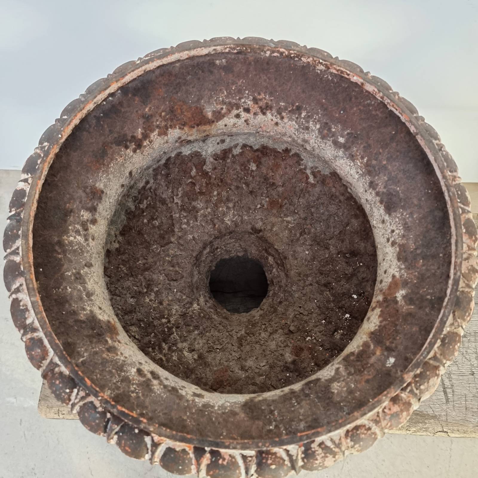 Paire de vasques en fonte 19ème