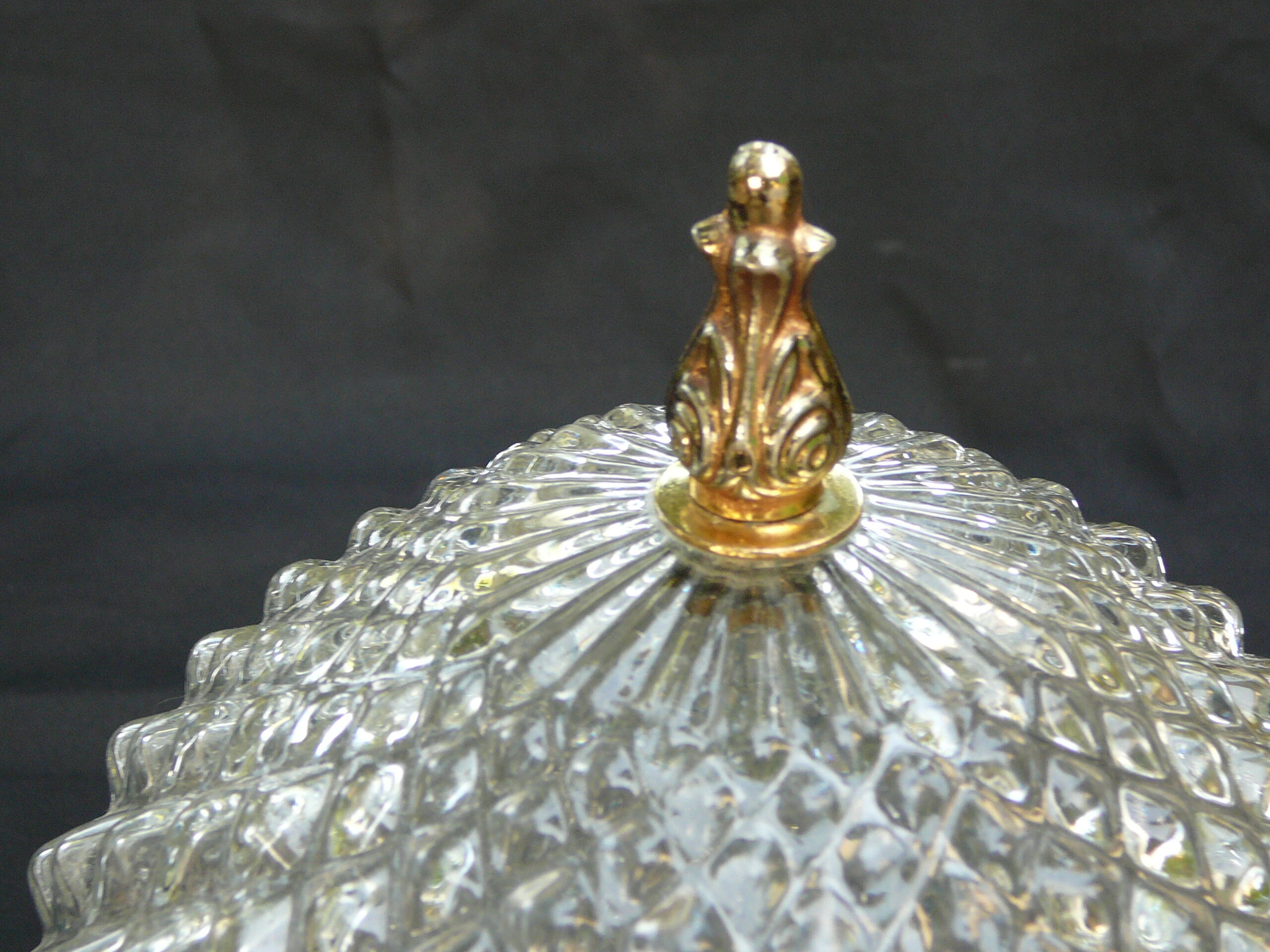 Ceiling light vintage diamond tips