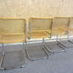 Série de 4 chaises Cesca B32 par Marcel Breuer