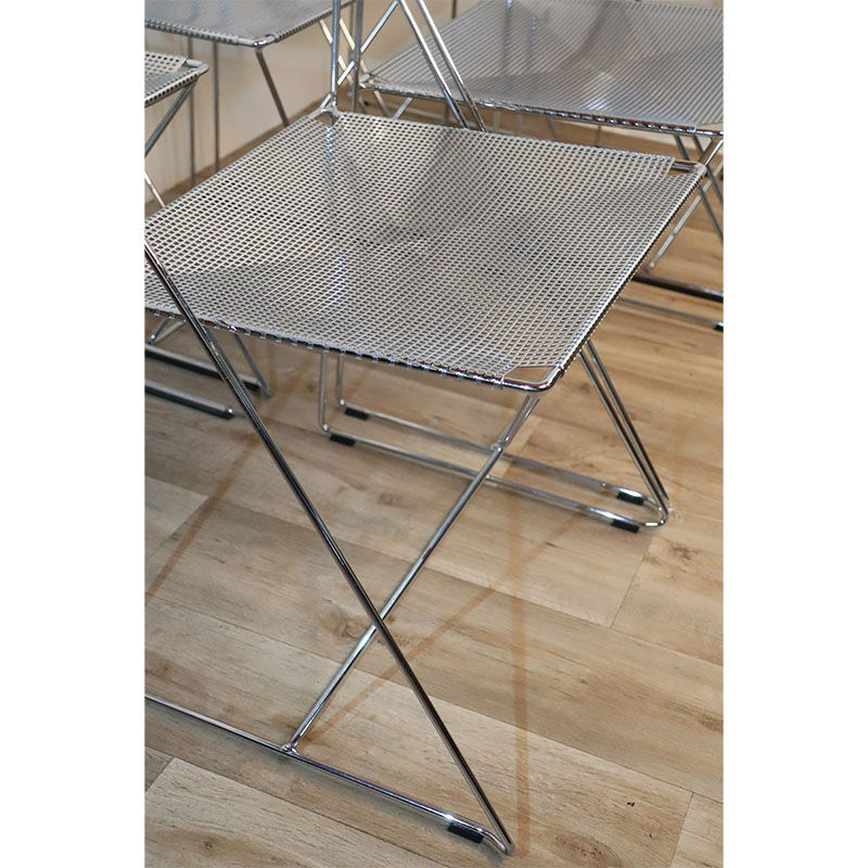 Series of 6 chairs design model Nuova X Line Omli for Magis 1970