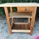 Solid wood table