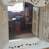 Mirror frame with door - North African moucharabieh style - 20th century