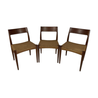 3 vintage Danish chairs