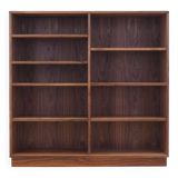 Walnut bookcase, Scandinavian design