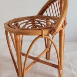 Low bamboo stools