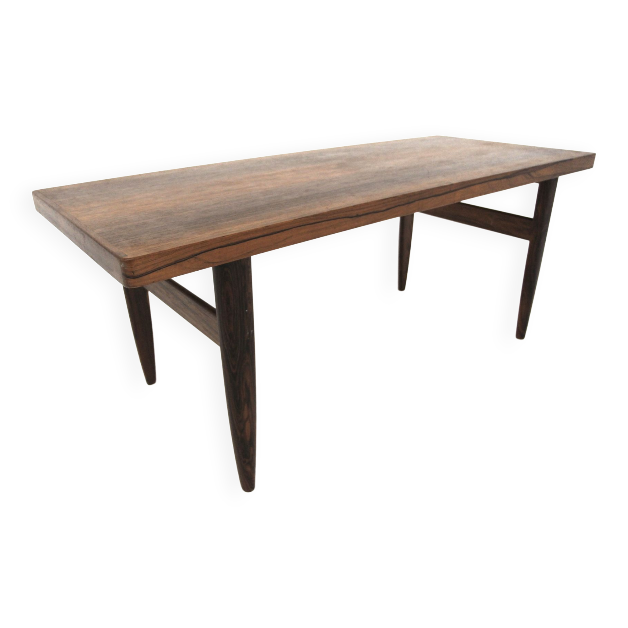 Scandinavian rosewood coffee table Sweden 1960