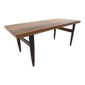 Scandinavian rosewood coffee table Sweden 1960