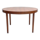 Harry Ostergaard for Randers Mobelfabrik round Danish extendable teak table 1960