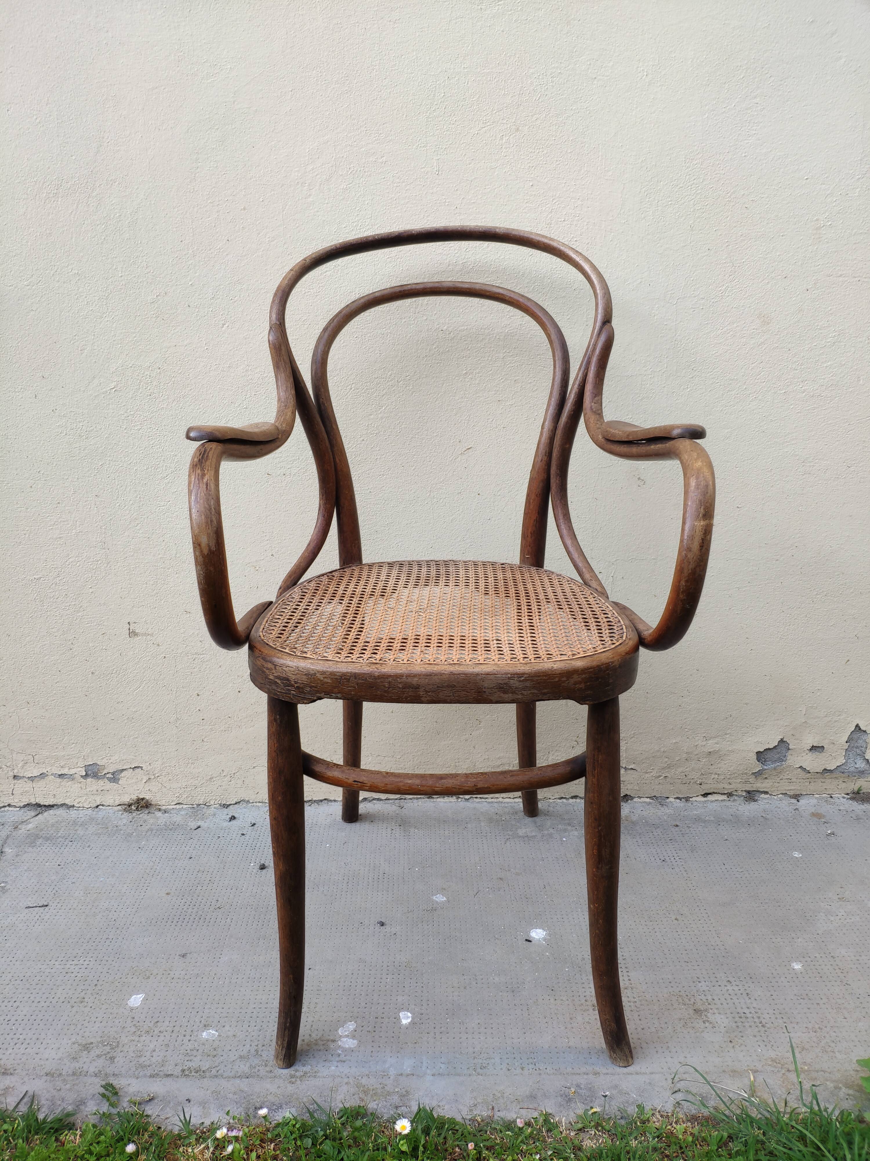 Half armchair Kohn n30 around 1880