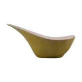 Saucière vintage en faïence jaune Salin France série MISTRAL circa 1950 1960
