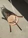 Canned chair in natural wood