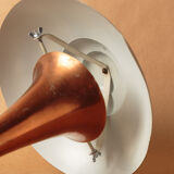 Desk lamp mushroom copper metal art deco 1930 1940