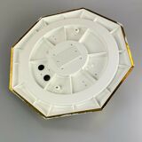 70s Limburg Glashütte Plafoniere ceiling lamp glass space design lamp 70s