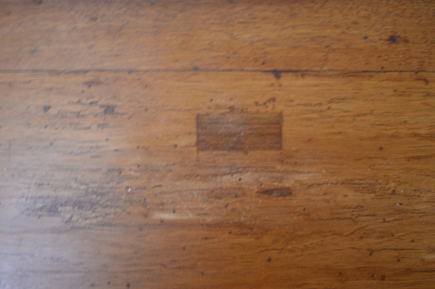 Ancient half moon walnut table