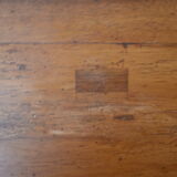 Ancient half moon walnut table