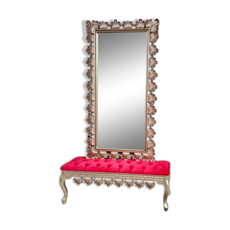 Miroir avec banquette