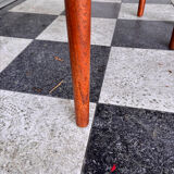 Set of 4 Danish teak chairs