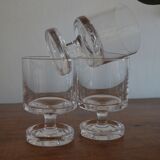 Set of 6 stemmed glasses
