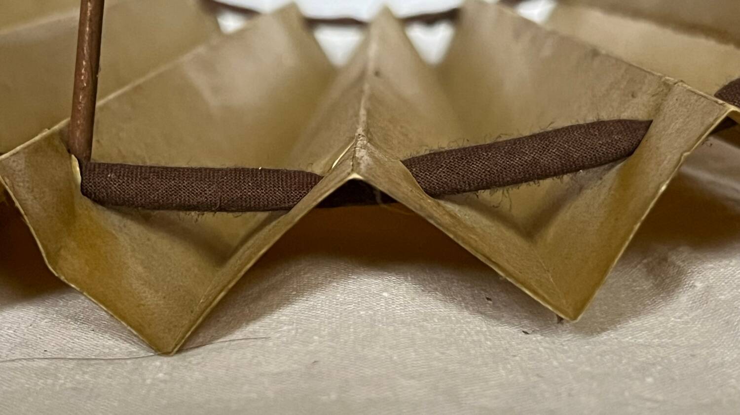 Vintage brushed stainless steel table lamp