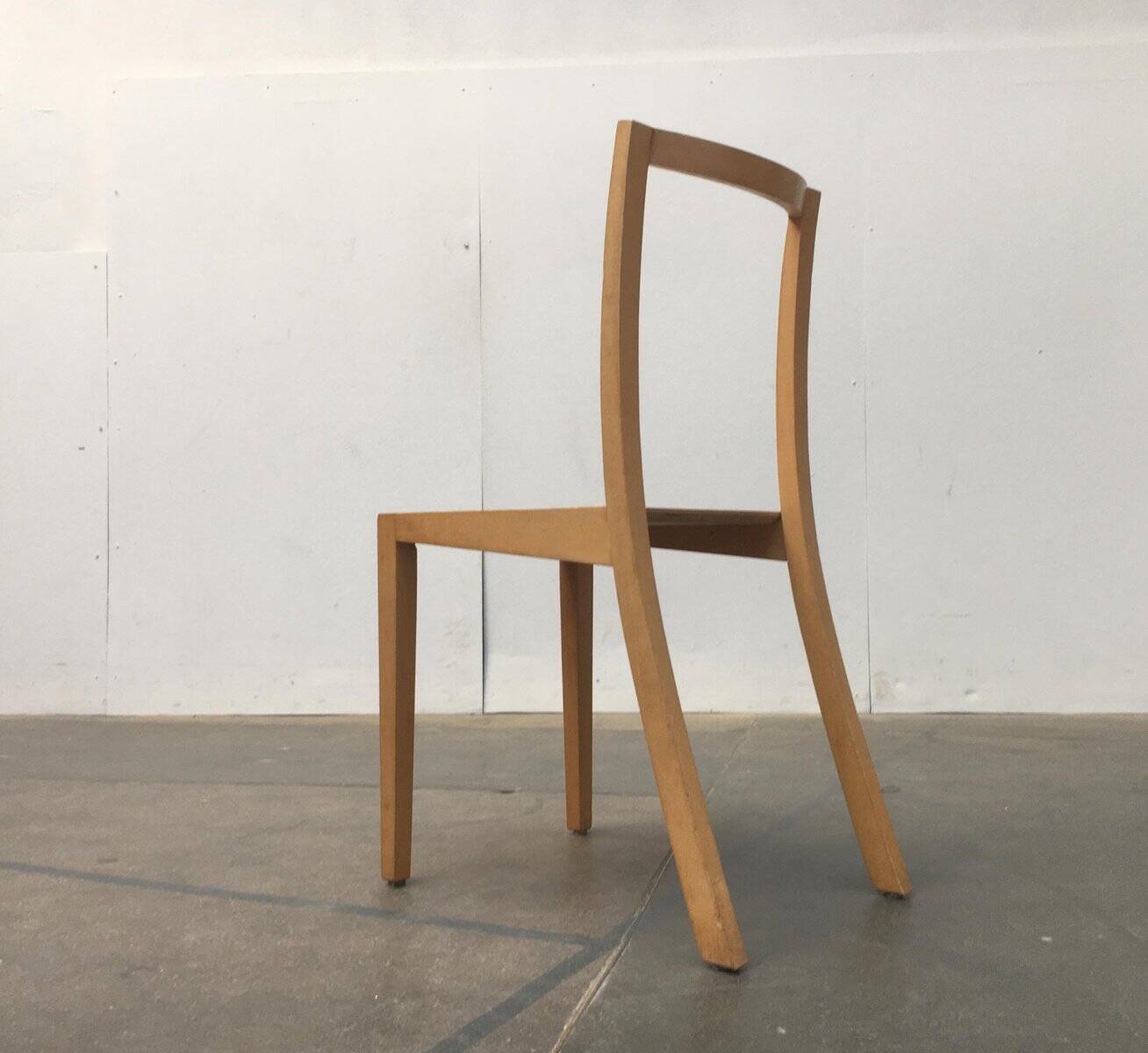 Chaises de salle à manger en bois vintage de Sirch, Bitzer, lot de 4