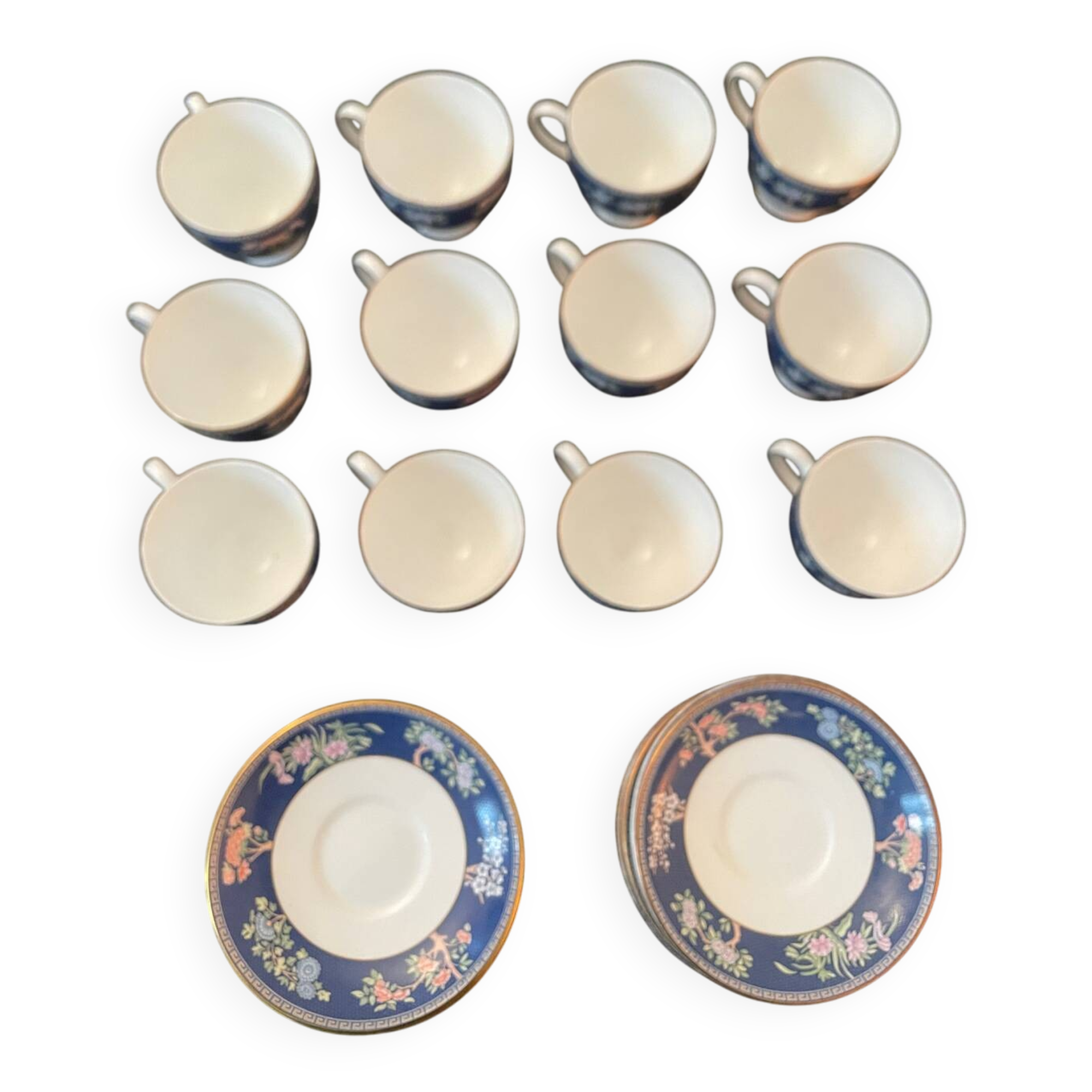 Coffee cup set/saucers/sugar bowl/milk jug/teapot