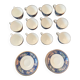 Coffee cup set/saucers/sugar bowl/milk jug/teapot