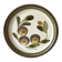 Plat céramique, 29 cm, « fleurs boutons »