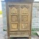 Louis XIV Style wardrobe, two doors, in oak
