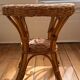 Stool - side table - in wicker