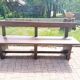 Massive brutalist bench