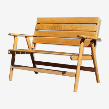 Banc pliant sodibois années 70